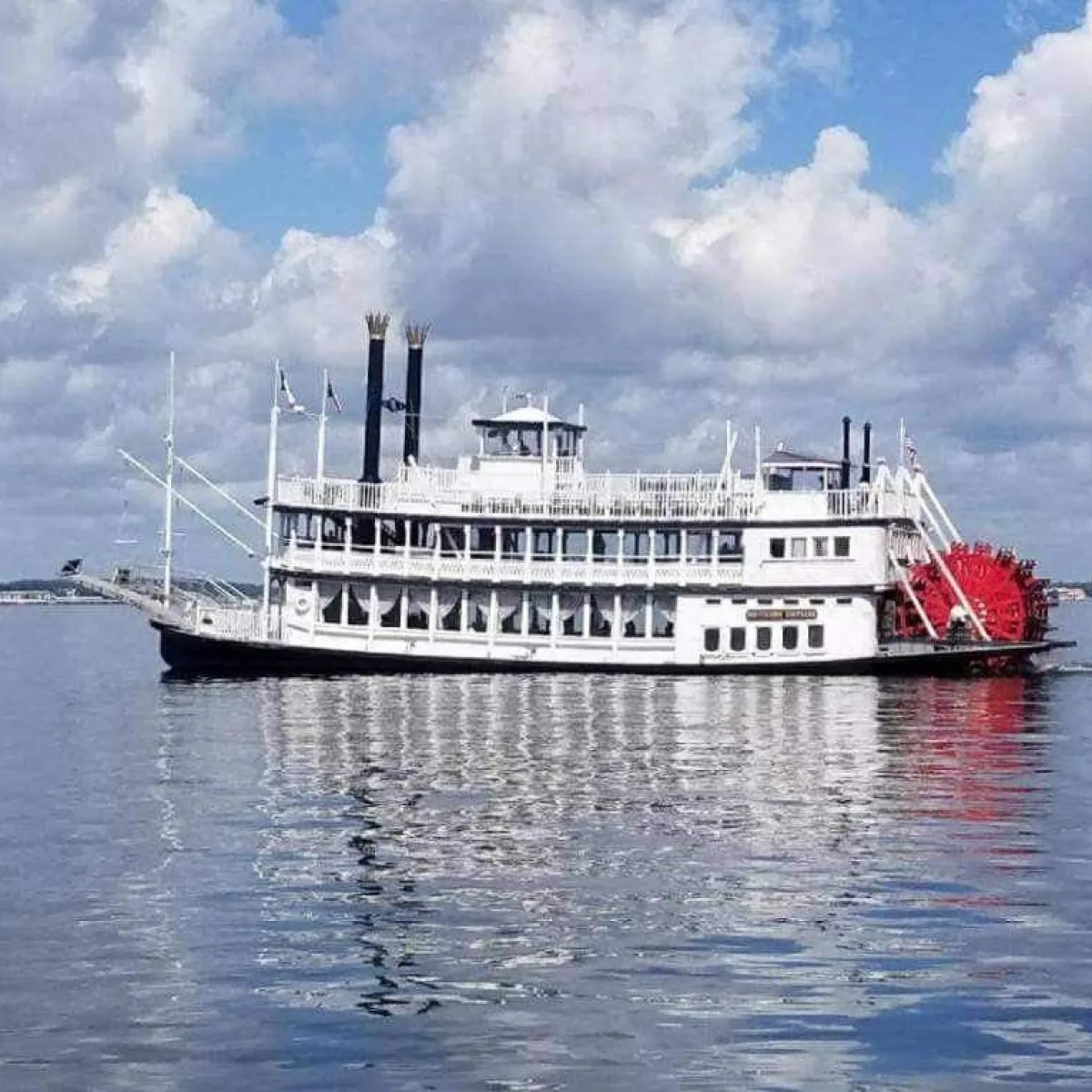 a large ship in a body of water