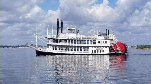 a large ship in a body of water