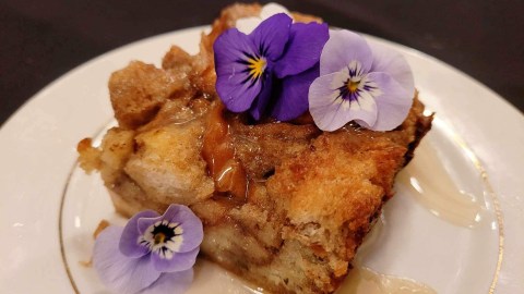 a piece of cake on a plate